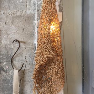 גוף תאורה סרוג | Wall Knitted Light Object